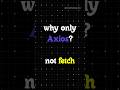 Why only Axios? Not fetch in the React app? #react #axios #javascript