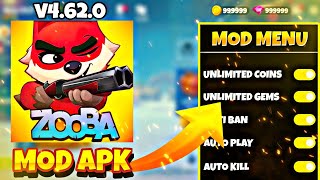 Zooba mod apk unlimited coins gems diamonds hack download 2025 unlock all characters mod menu 4.62.0