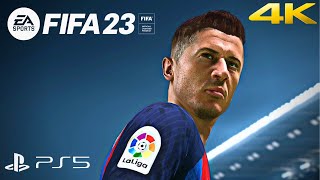 FIFA 23 - Real Madrid vs Barcelona | Santiago Bernabeu | PS5 Gameplay | [4K 144FPS]