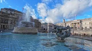 Piccadilly Circus Walking Tour | London Trafalgar Square | 4k Video Ultra HD Walking Tour