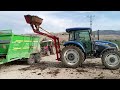 Organic Cow Manure Loading and Transporting