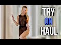 [4K] Transparent Try on Haul | See Through Try on 2024