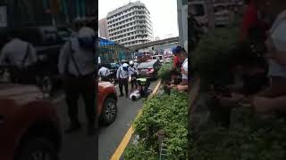 Abang Trafik Terpaksa Lepaskan Tembakkan Pada Tayar. | Betul² Marah.