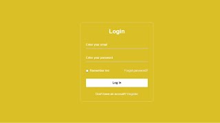Transparent Login Form With Glass Effect Using HTML CSS | HTML CSS Tutorials | Mr Code Box