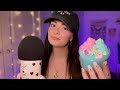 ASMR close whisper ramble & slime triggers to help u sleep 😴