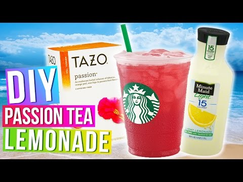DIY Starbucks Passion Tea Lemonade DIY Starbucks Passion Tea Lemonade