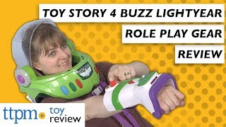 Toy Story 4 Buzz Lightyear Space Ranger Armor & Buzz Lightyear Rapid Disc Blaster from Mattel