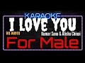 Karaoke I Love You For Male HQ Audio - Kumar Sanu & Alisha Chinai Ost. Gundaraj