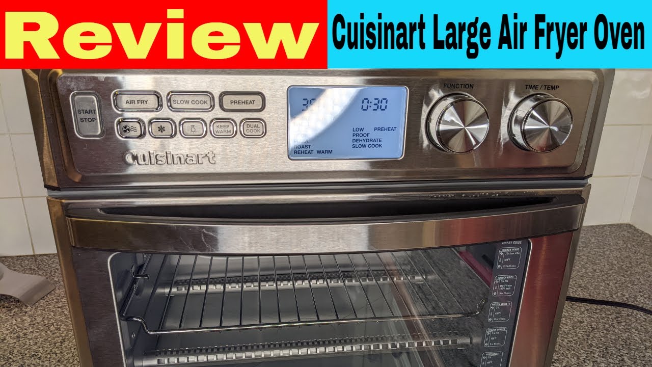 Cuisinart Large Digital Air Fryer Toaster Oven Review - YouTube