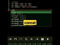 concat | javascript tutorial #shorts #javascript #html