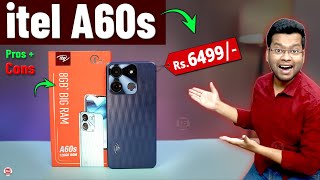 itel A60s Unboxing - 6499 only | itel A60s Camera, itel A60s Battery, itel A60s Gaming | itel A60s