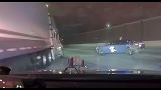 Michigan State Police released video of semi plowing through crash scene