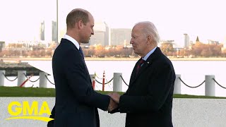 President Biden and Prince William meet at JFK Library