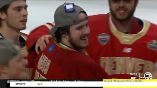 DU men’s hockey tops Boston College 2-0 for NCAA-record 10th national title