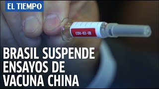 Brasil suspende ensayos de vacuna china contra el covid-19 por un "incidente grave"