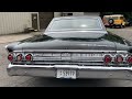 1963 mercury marauder s55 start up u0026 walk around