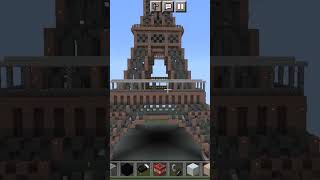 Eiffel Tower in Minecraft #shorts #minecraft