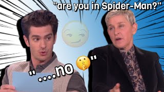 Andrew Garfield, Tom Holland and Tobey Maguire lying to us for 10 minutes straight