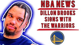 Dillon Brooks SIGNS With The Warriors‼️🤯🏆 | STEPHEN A. SMITH | ESPN | WOJ | NBA NEWS | NBA PLAYOFFS