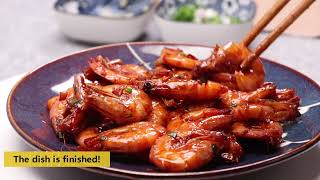 YUMMY Oil-Braised King Prawns