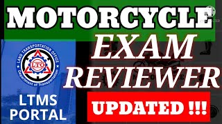 LTO EXAM REVIEWER FOR MOTORCYCLE / UPDATED MOTORCYCLE EXAM REVIEWER  / CARLUTO TV