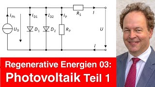 Regenerative Energien 03 - Photovoltaik Grundlagen (2021)