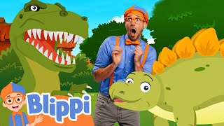 Blippi DINOSAUR SONG! | Learning Animals for Children | Educational Cartoon Videos For Kids