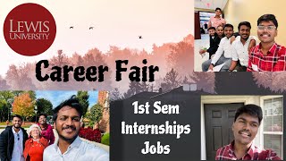 Career Fair anta… Jobs \u0026 Internships | Lewis University | Masters | US | 🇮🇳🇺🇸 | @ChicagoLo |