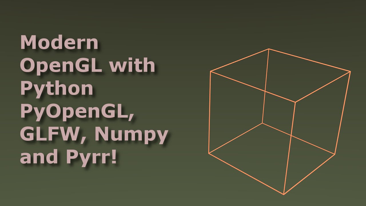 Modern Opengl Programming In Python Part 03 Creating Basic Shaders