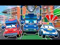 Run! The Giant Evil Drill is coming! | Superhero Rescue | Vehicles Cartoons for Kids | Super Truck