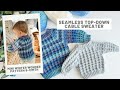 Winter Wonder Children's Crochet Sweater Pattern - Top-Down and Seamless