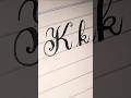 Cursive Letter's Kk #shorts #tips #viralvideo