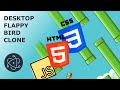 ASMR Programming | Coding Flappy Bird Desktop App | No Talking