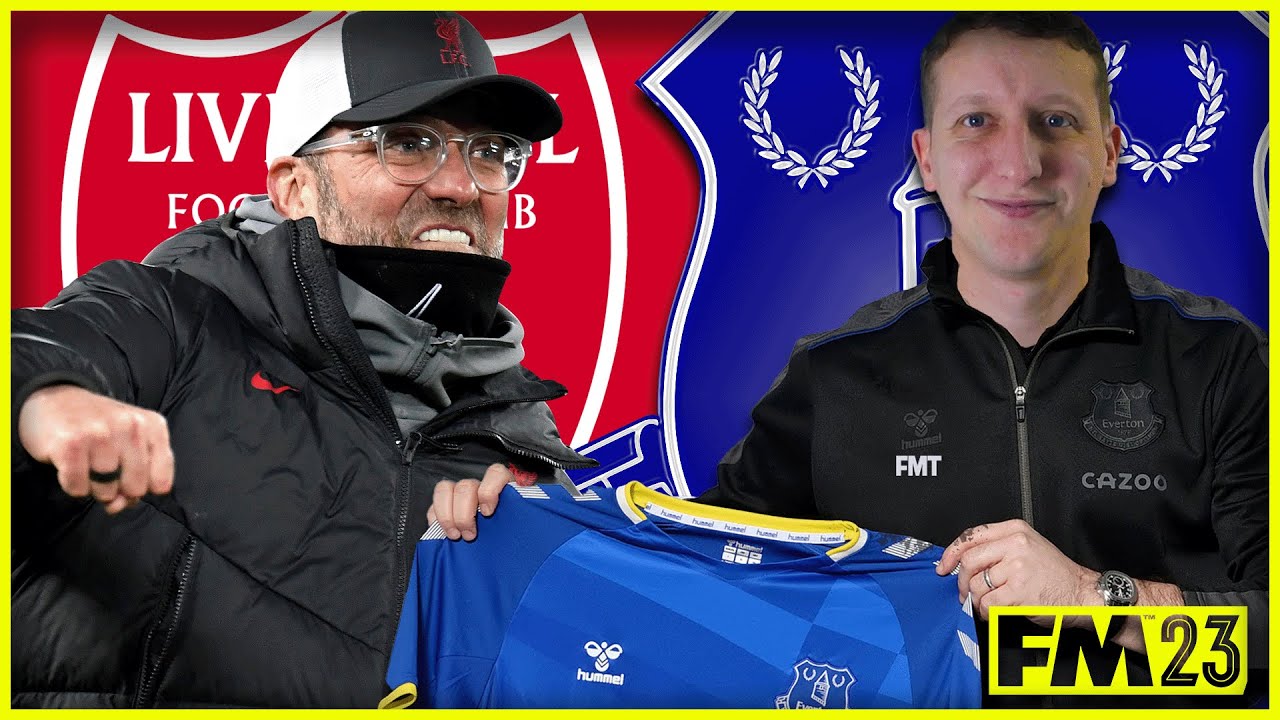 My 1st MERSEYSIDE DERBY | EP2 Saviour Of Everton FM23 - YouTube