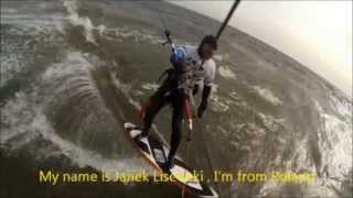 Master Kiteboarding Janek Lisewski apply to the HTC Atlantic kitesurfing Cross