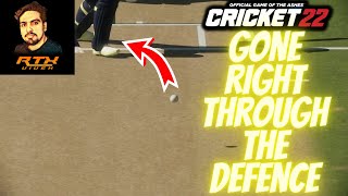 Perfect Off Spin Bowled Cricket 22 #Shorts - RtxVivek