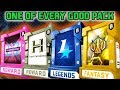 ONE OF EVERY GOOD PACK *LEGENDS, FLASHBACK, HEAVYWEIGHT, TEAM OF THE YEAR* | MADDEN 19