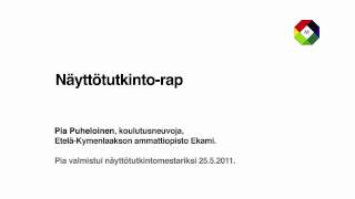 Näyttötutkinto-rap