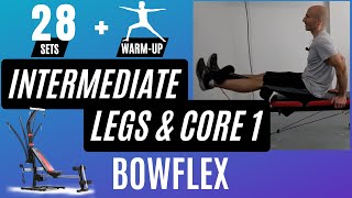 Legs \u0026 Core Intermediate Workout 1 | Warm-up + 28 sets #Bowflex #BowflexBlaze #BowflexPR1000