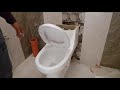 New W/C Toilet Fitting in Bathroom।Install High Commode ।Best Bathroom Install