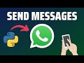 Automate Whatsapp With 2 lines Of Python Code || Hack Whatsapp || Whatsapp Trick || Python Code