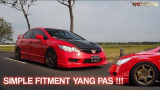 REVIEW MODIFIKASI HONDA CIVIC FD || SIMPLE FITMENT