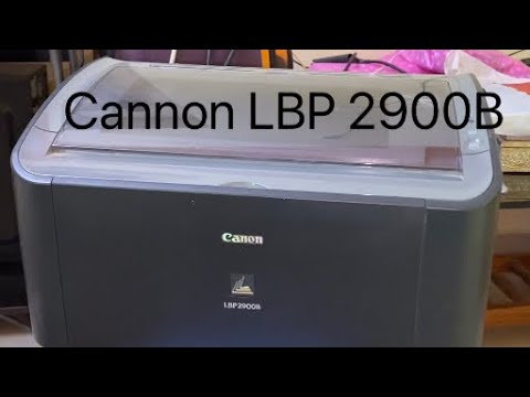 How To Install Cannon LBP 2900B Printer - YouTube