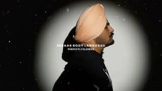 Bebaak body language ( Perfectly Slowed ) Sidhu Moose Wala | Wazir Patar | Bebaak Body Language