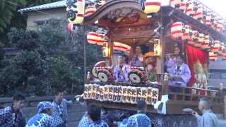 佐倉の秋祭り2013　栄町の屋台引き廻し