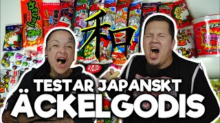 TESTAR VIDRIGT GODIS FRÅN JAPAN