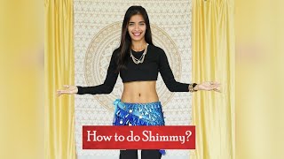 How to do shimmy | Online belly dance | Egyptian shimmy | Belly fusion by Simran