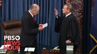 WATCH: Chief Justice John Roberts sworn in for Trump impeachment trial