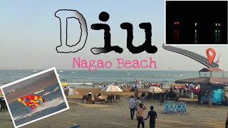 Nagao Beach In Diu ⛱️ | The Travel Life #diu #nagaobeach #beach