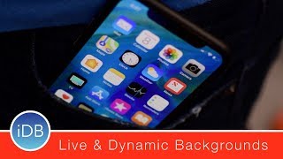 Hands on with the iPhone X Exclusive Dynamic \u0026 Live Wallpapers